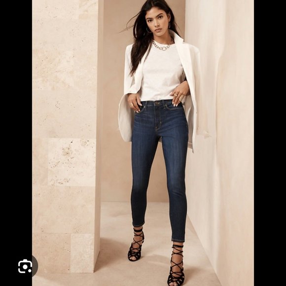 Banana Republic high rise skinny jeans size 4 - Picture 1 of 4